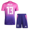 Conjunto (Camiseta+Pantalón Corto) Alemania Muller 13 Segunda Equipación Euro 2024 - Niño